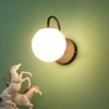 Eliante Modern Wall Lights Mild Steel, Glass & Glass Material Brown, Gold & White Finish