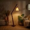 Fisher Beige Jute Floor Lamp with Beige Jute Base