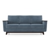 Corby Essential 3 Seater Fabric Sofa In Ocean Weave