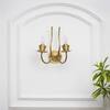 Elena Brass Double Shade Wall Light