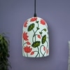 Elegant Glass Electric Hanging Light in White Colour