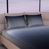 Stoa Paris 300TC UltrSatin King Bedsheet Set Satin King Black Grey