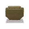 Clarkson 1 Seater Leatherette Sole in Olive Green Colour
