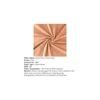 Asansol Sheesham Wood Accent Square Set of 2 Stools     in Melon Pink Cotton Velvet Upholstery
