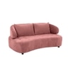 Henry Boucle 2 Seater Sofa in Pink  Color