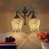 Devansh Metal Electric Wall Light in Multi Colour with Multi Shade Count of 2 Lights