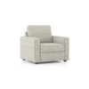 Apollo High Back 1 Seater Fabric Sofa in Monochrome Paisley Colour