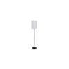 Severin White Cotton Shade Floor Lamp