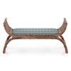 Magnolia Solid Wood Dining Bench In Teak Finish