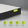 Luxuriate Hybrid Pocket Spring Mattress (84 x 30 in, 10 Inches)