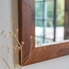 Gem Solid Wood Mirror In Provincial Teak 50 x 100 cm
