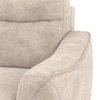 Ronan Left Aligned 3 Seater Sectional Fabric Sofa In Beige Colour