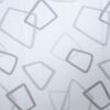 White And Grey  Geometric Cotton  400 Tc  Flat  Single Bed Size Bedsheet With 2 Pillow Covers