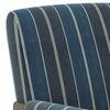 Chandigarh Lounge Chair in Indigo Stripe Colour
