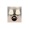 Bran Dual Multicolor Mosaic Glass Wall Mounted Lamp with Steel Base
