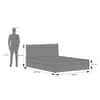 Basel Solid Wood King Size Drawer Storage Bed In Amber Walnut Finish