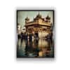 Golden Temple Canvas Wall Prints Canvas Wall Prints Set of 1 Multicolor Matte