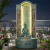Aquagold Fiber Glass Slate Ganesha Indoor Water Fountain