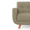 Waverly 2 Seater Leather Sofa in Taupe Mist Colour