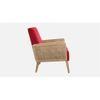 Evant Ratan Accent Chair in Red Colour