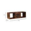 WOODENMOOD Rectangular Wall Cabinet