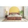 Brilliant Sheesham Wood King Size Bed Non Storage Bed Provincial Teak  Finish (72 x 78 inches)