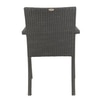 Canberra Wicker Chair Inblack Finish