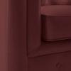 Winchester 2 Seater Leather Sofa in Wine Colour