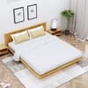 Hexa Engineered Wood Modern King Bed With Headboard Without Storage In Giant Wood
