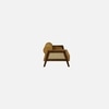 Classic 2 Seater Sofa In Light Brown Colour