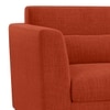 Lewis 1 Seater Fabric Sofa in Lava Colour