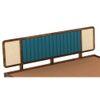 Boho Solid Wood King Size Non Storage Bed In Provincial Teak Finish