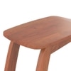 Forma Solid Wood C Table In Red Cedar Finish