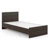 Zoey Non Storage Single Bed In Dark Wenge Finish