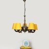 Devansh Steel Wall Mounted Lamp With Black Cotton Shade