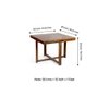 Kingston Sheesham Wood Accent 4 Seater Dining Table