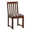 Aura 4 Seater Dining Set with Cushioned Chairs in Check Colour