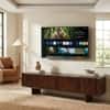 Solid Wood 4 Door Tv Cabinet  In Tubbeco Finish