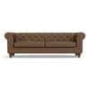 Winchester Essential 3 Seater Fabric Sofa in Mocha Colour