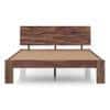 Boston Solid Wood King Size Non Storage Bed in Teak Finish