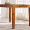 Mercury Solid Wood Dining Table in Honey