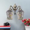 Devansh Metal Electric Wall Light in Multi Colour with Multi Shade Count of 2 Lights