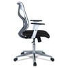 Wiwngas Mid Back Ergonomic Chair in Black Colour