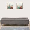 Palermo 3 Seater Sofa Cum Bed In Grey Colour