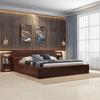 Sentosa Solid Wood King Size Box Storage Bed In Two Tone Finish