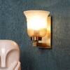 Antique Gold Iron Wall Light In Antique Gold Colour