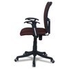 Eexcaeal Mid Back Ergonomic Chair in Brown Colour
