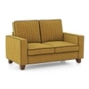 Apollo Neo  High Back 2 Seater  Fabric Sofa In Ochre Colour