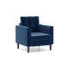 Winston 1 Seater Fabric Sofa (Marine Blue)