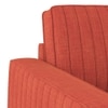 Apollo Neo 1 Seater Fabric Sofa In Lava Colour